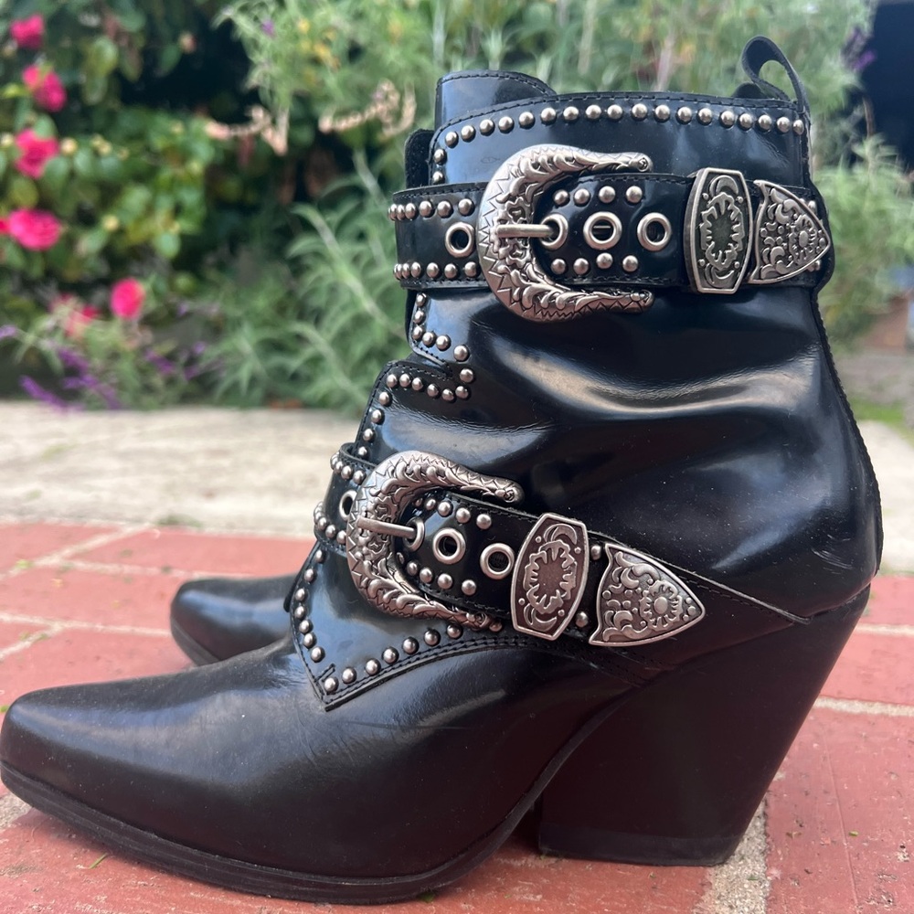 Jeffrey Campbell Studded Ankle Boots - Picture 2 of 5